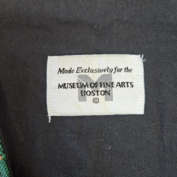 VINTAGE Southwestern Aztec Vest Museum of Fine Arts Boston MFA M - Picture 5 of 7